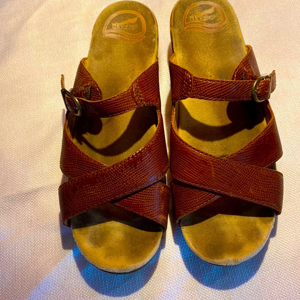 Dansko Sela Brown Sandals Size 40